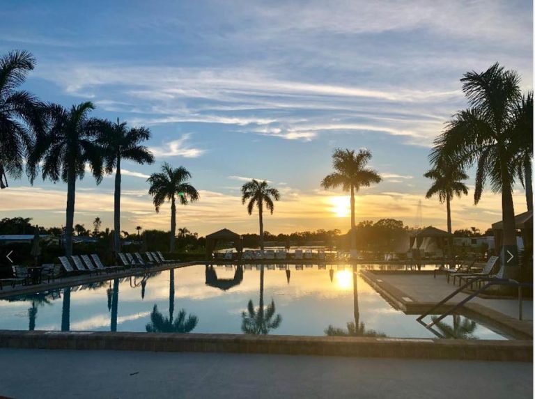 One of the pools in Colony Cove