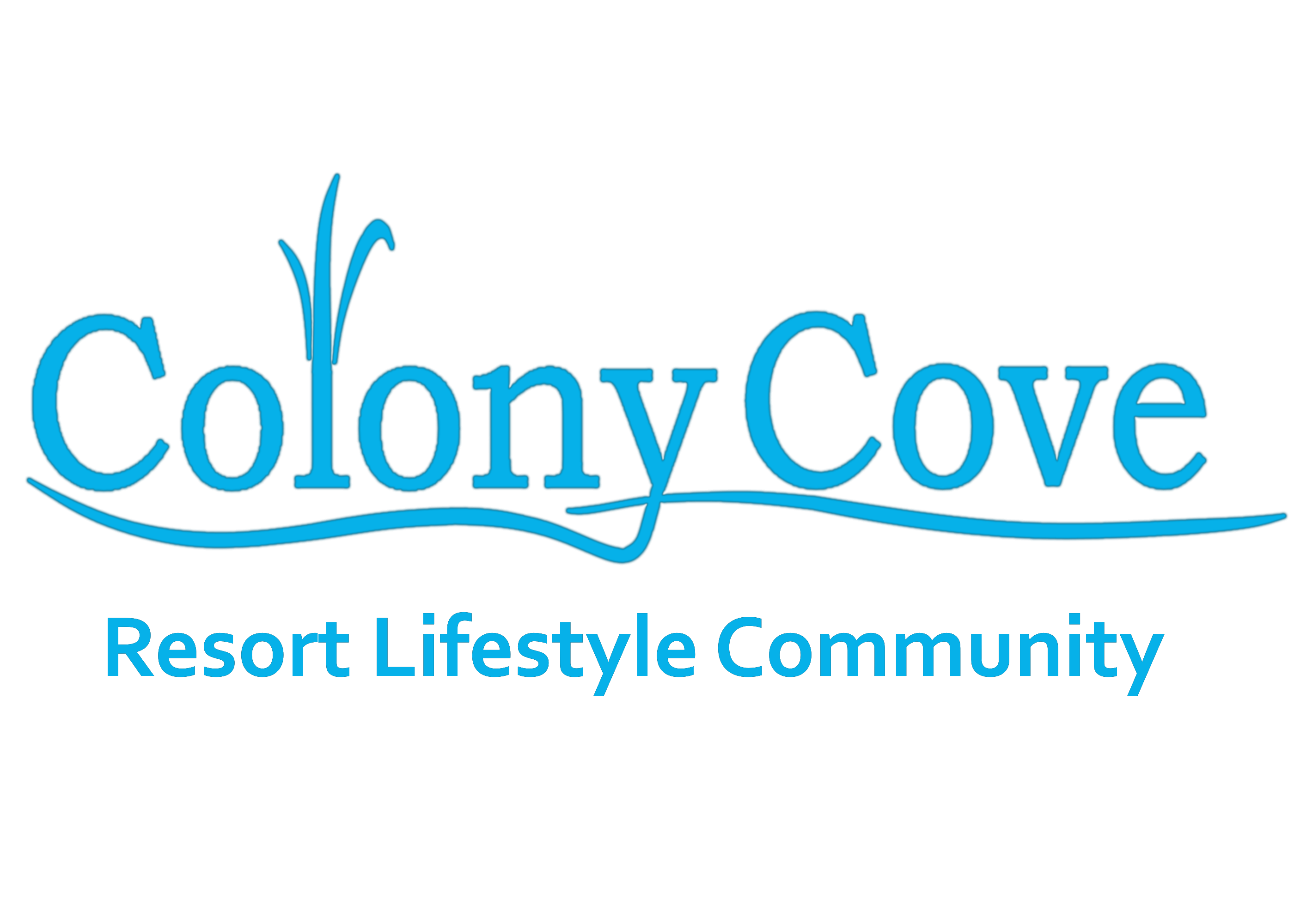 Logo of Colony Cove the same size as the Manatee County, FL postcard and the Integrity Mobile Home Sales logo